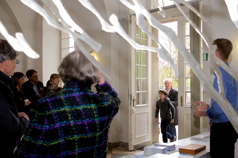 Vernissage Skulpturen-Parcours, Universität Hauptgebäude, 27.4.2016